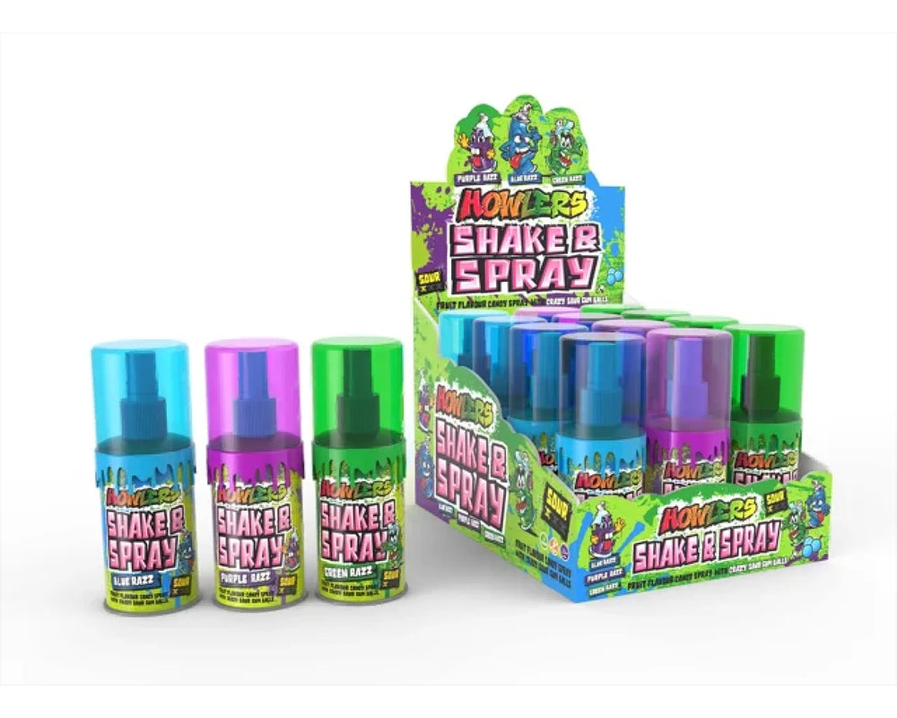 Howlers Shake & Spray Assorted Candy
