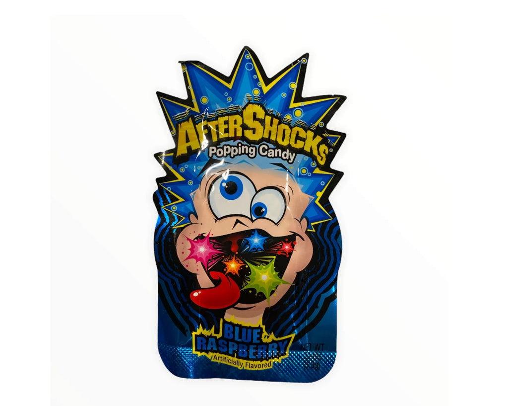 After Shocks Popping Candy Blue Raspberry - CandyFavorites