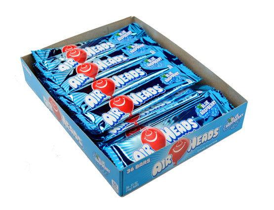 Air Heads Blue Raspberry Taffy - 36 / Box – Candy Favorites