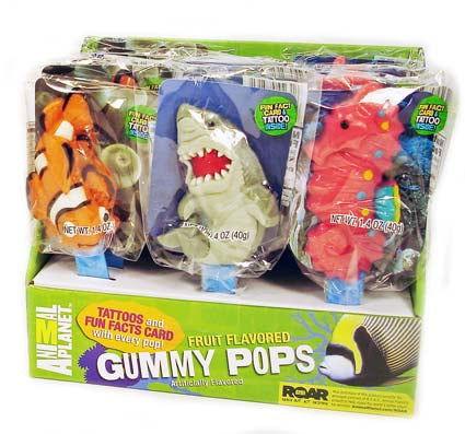 Animal Planet Aquatic Gummy Pops - CandyFavorites