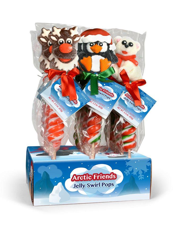 Arctic Friends Jelly Swirl Pops - CandyFavorites