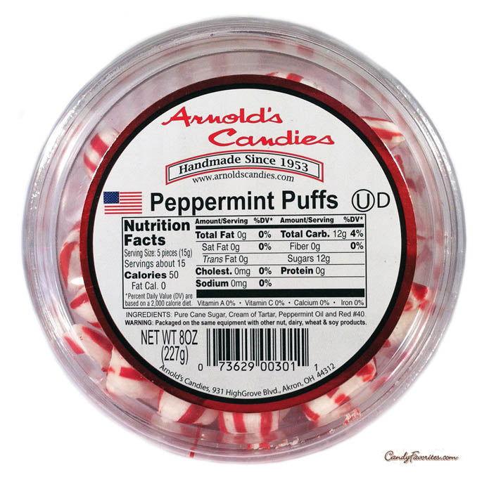 
                      
                        Arnold's Candies Peppermint Puffs Jars - CandyFavorites
                      
                    