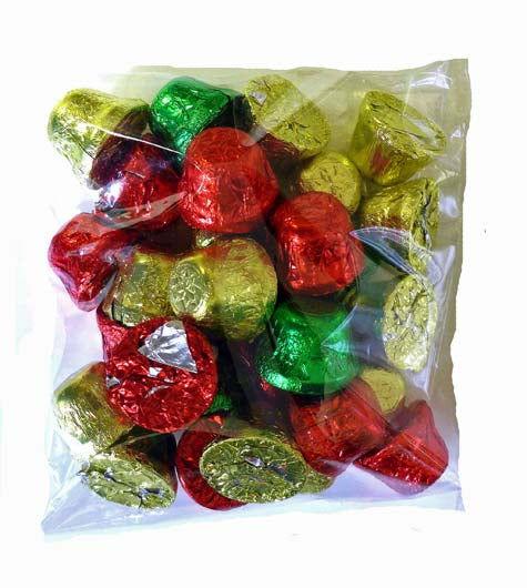 Assorted Foil Wrapped Chocolate Bells Bags - CandyFavorites