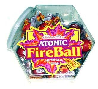 Atomic Fireballs - Miniature Jar - CandyFavorites