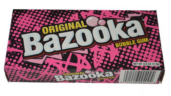 Bazooka Bubble Gum Theater Size  Box - CandyFavorites
