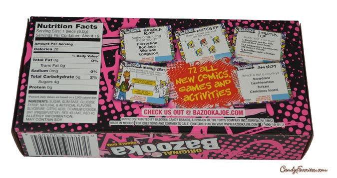 Bazooka Bubble Gum Theater Size  Box - CandyFavorites