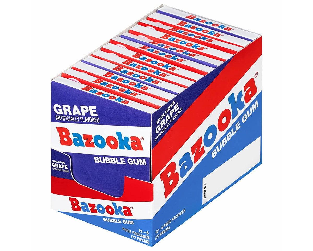 Bazooka Original and Grape Bubble Gum Throwback Mini Wallet Pack - CandyFavorites