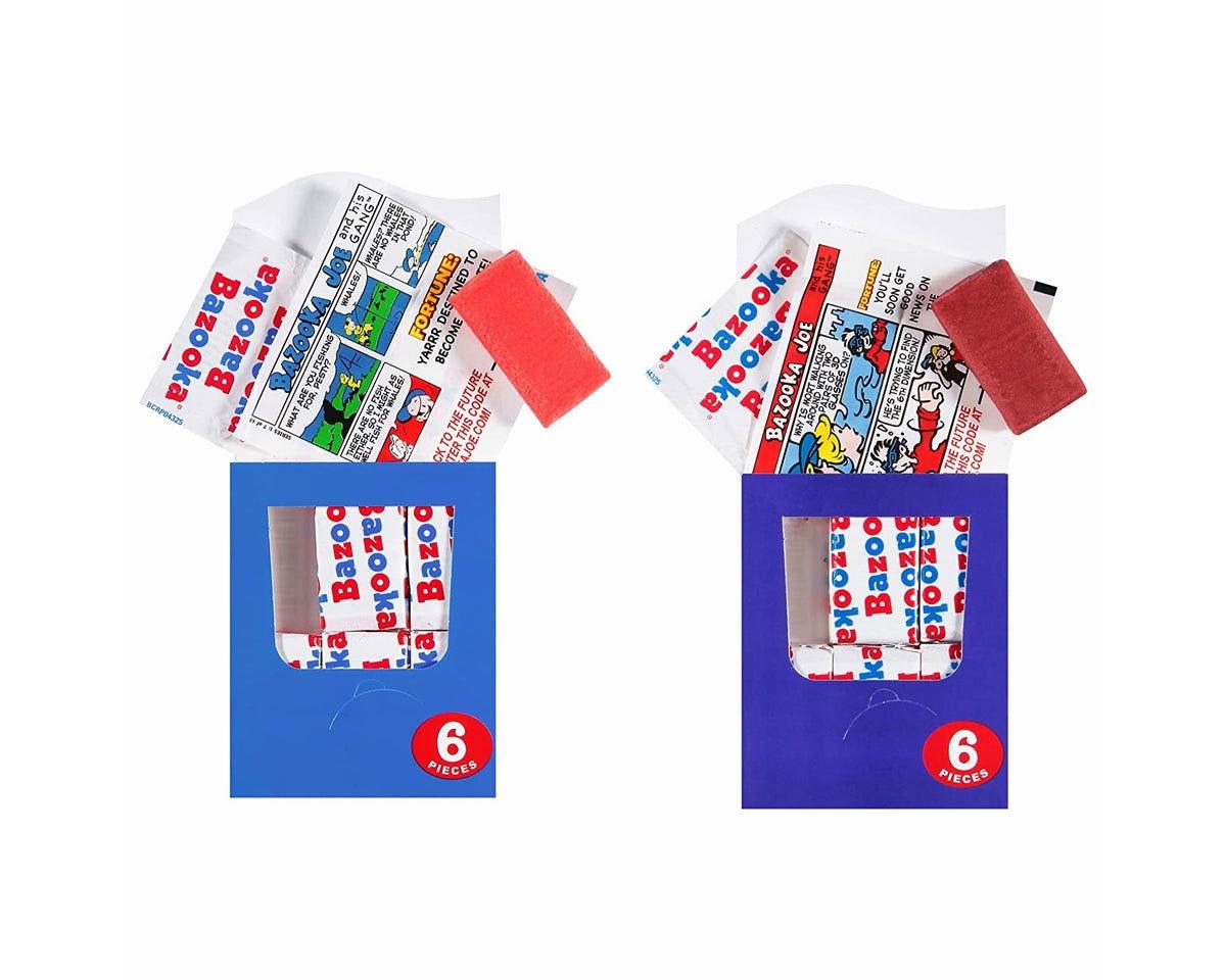 Bazooka Original and Grape Bubble Gum Throwback Mini Wallet Pack - CandyFavorites