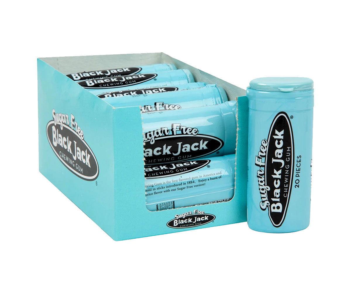 Blackjack Chewing Gum Sugar-Free Tubes - CandyFavorites