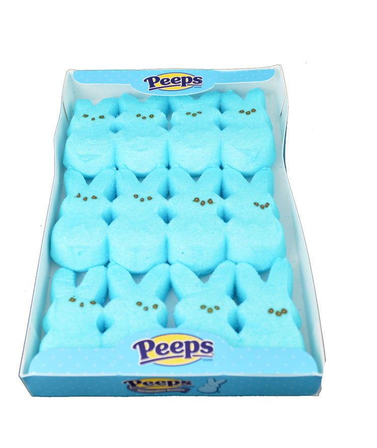 Blue Marshmallow Peeps Bunnies - 6 / Box – Candy Favorites