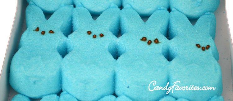 Blue Marshmallow Peeps Bunnies - 6 / Box – Candy Favorites