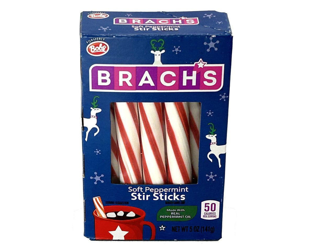 Brachs Soft Peppermint Stir Sticks Box - CandyFavorites