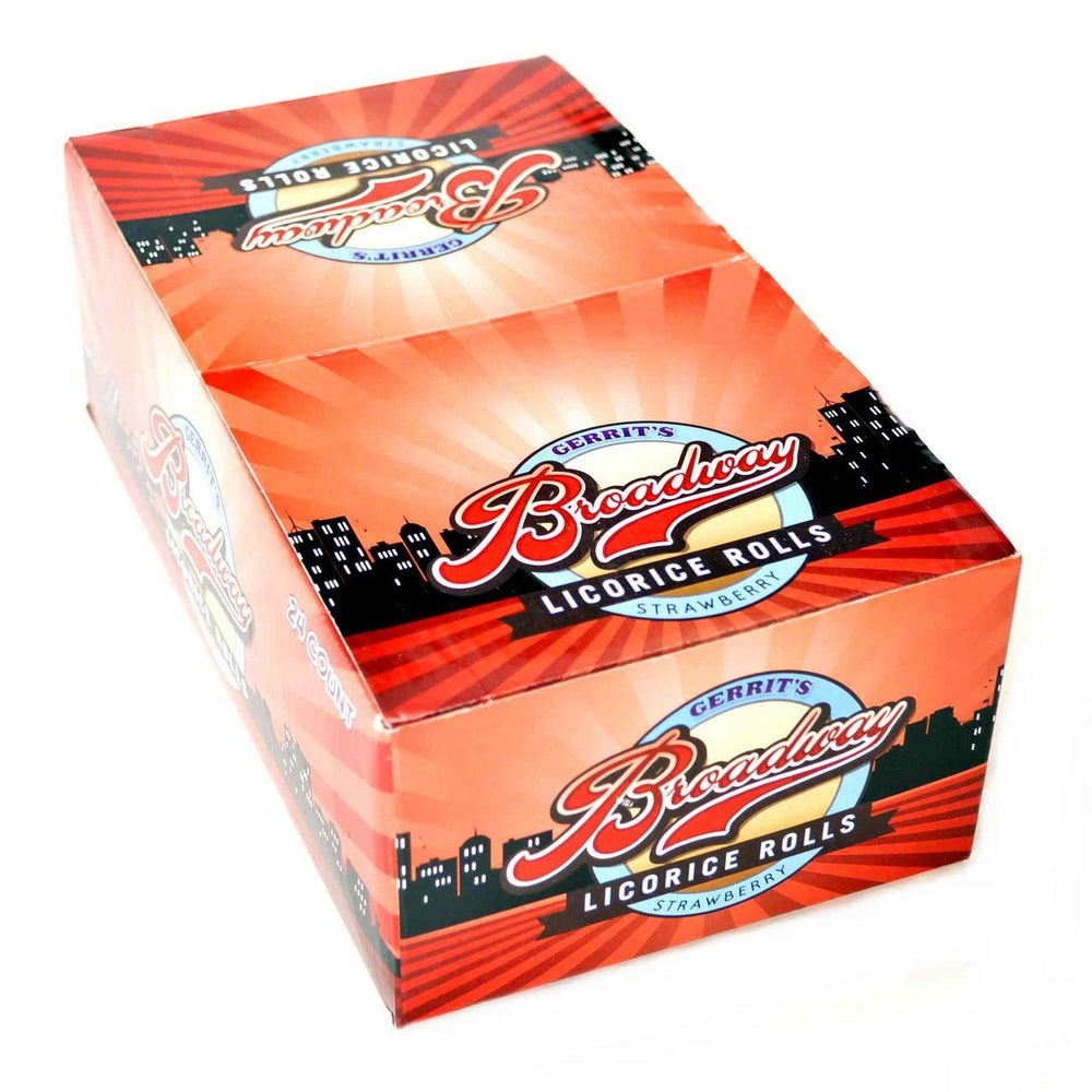 Broadway Strawberry Licorice Rolls - CandyFavorites