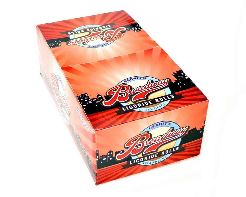 Broadway Strawberry Licorice Rolls - CandyFavorites
