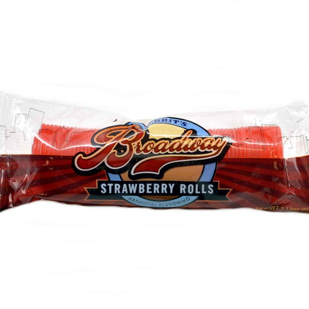 Broadway Strawberry Licorice Rolls - CandyFavorites