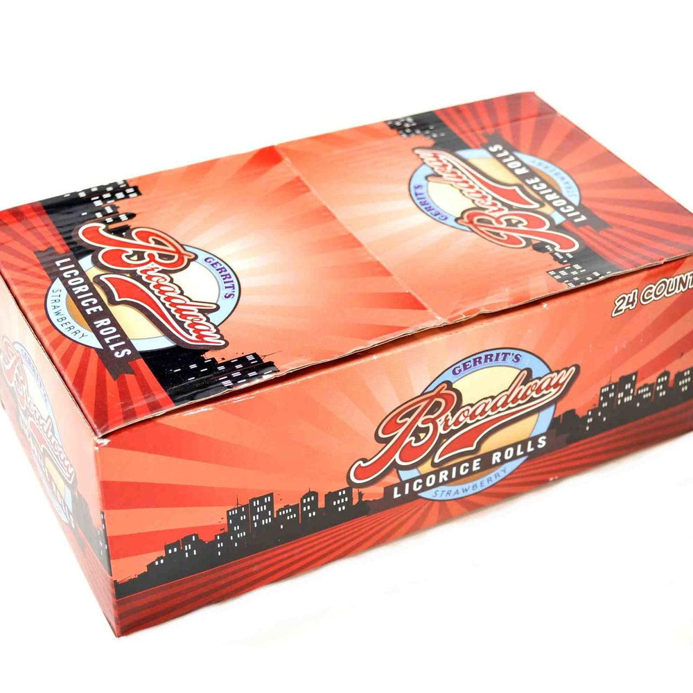 Broadway Strawberry Licorice Rolls - 24 / Box – Candy Favorites