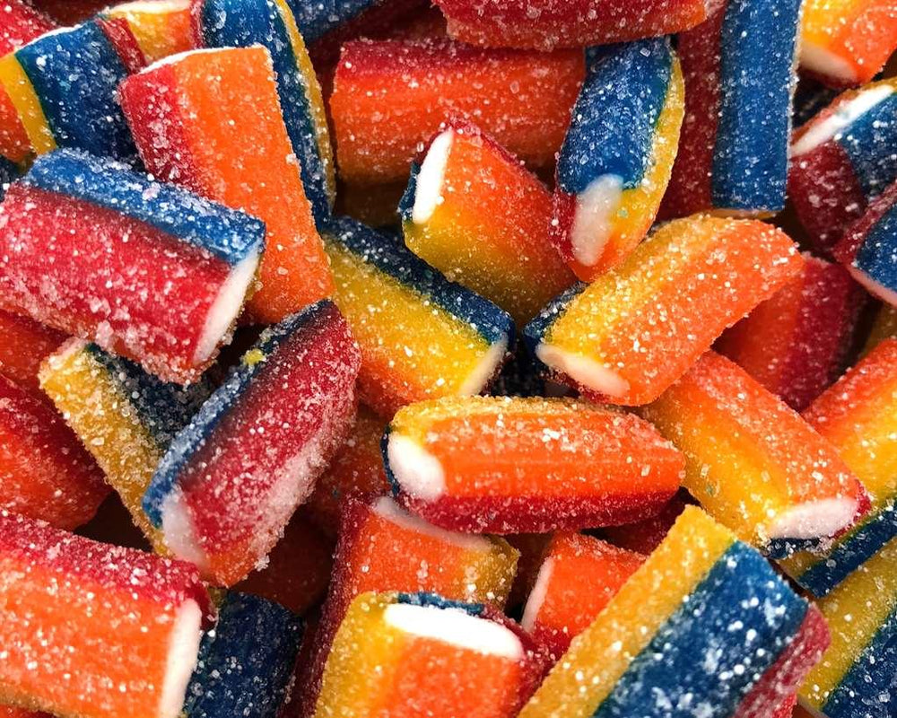 Broadway Sweets Sour Rainbow Sticks - CandyFavorites