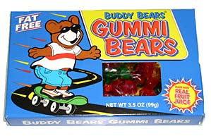 Buddy Bear Gummi Bears - Theater Sized Concession Candy - CandyFavorites