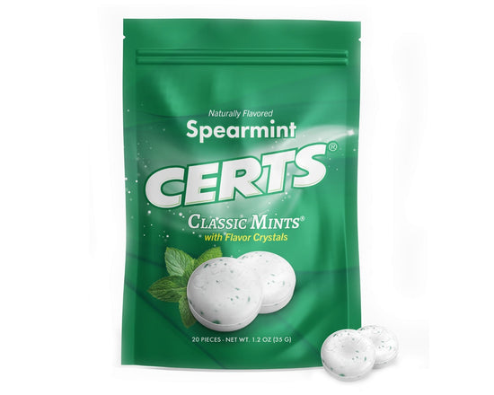 Certs Peppermint & Spearmint Breath Mints Combo Pack - 6 Bags – Candy ...