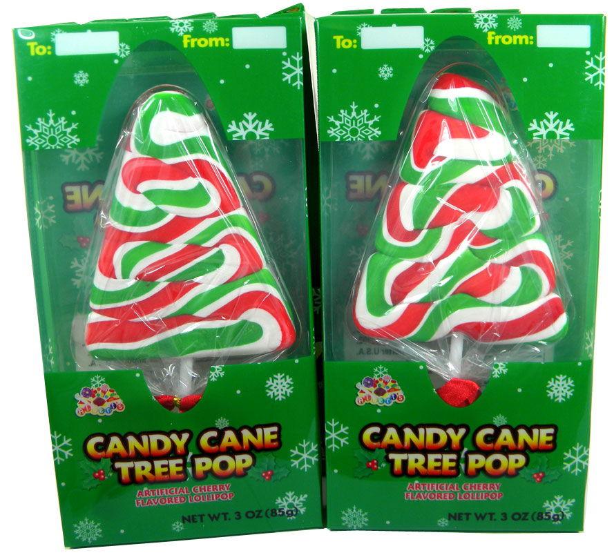 Candy Cane Tree Lollipop - CandyFavorites