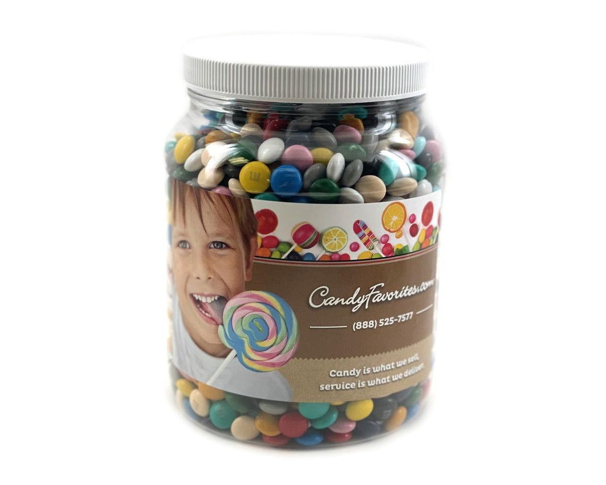 Candy Favorites Milk Chocolate M&M's Exclusive Mix Gift Jar - CandyFavorites