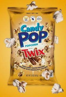 Candy Pop Twix Popcorn 20 oz. Bag - CandyFavorites