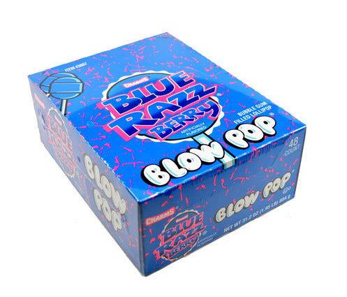 Charms Blue Razzberry Blow Pops - CandyFavorites