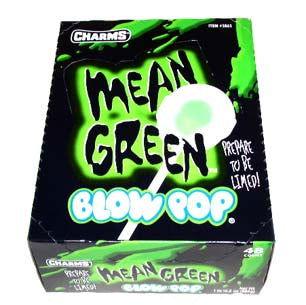 Charms Mean Green Blow Pops - CandyFavorites