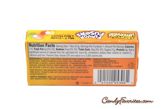 Chewy Lemonhead Flavor Fusers - CandyFavorites