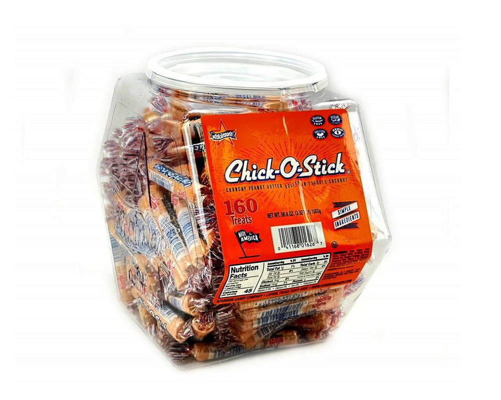 Chick O Sticks Peanut Butter and Toasted Coconut  Bite Size Candy Tub - CandyFavorites