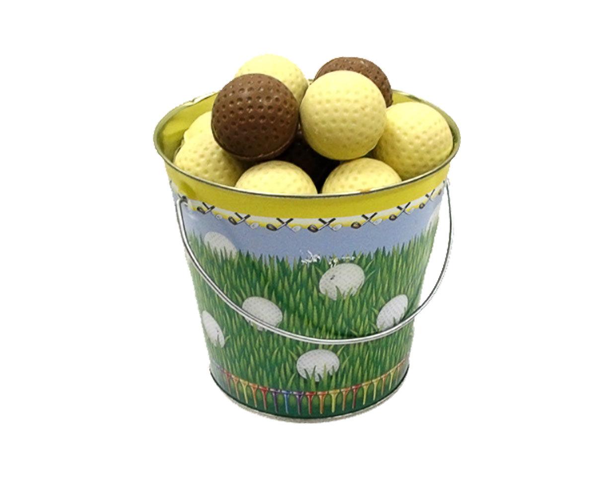 Chocolate Golf Ball Bucket – Candy Favorites