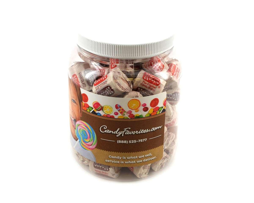 Chocolate Necco Wafer Retro Jar - CandyFavorites
