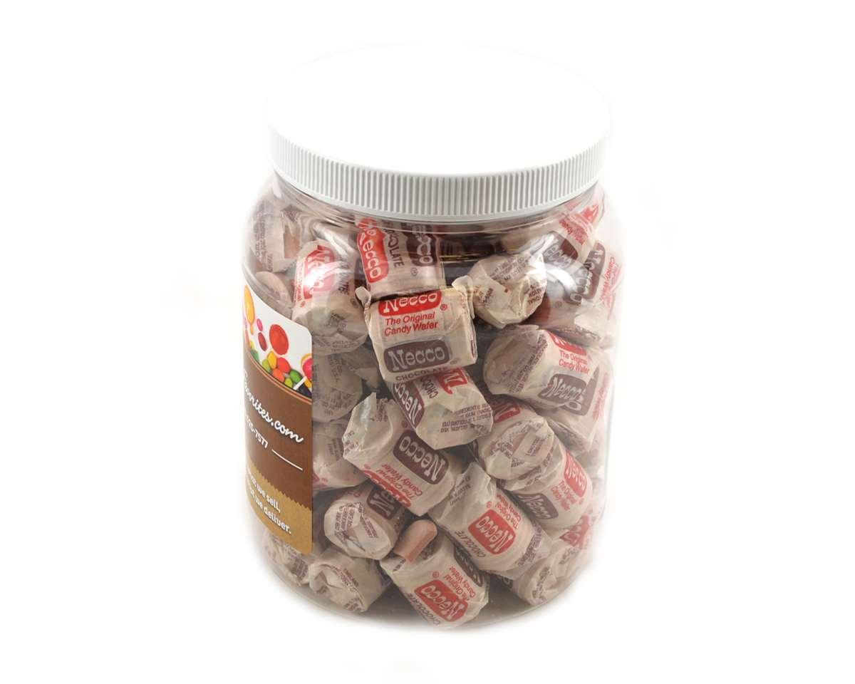 Chocolate Necco Wafer Retro Jar - CandyFavorites