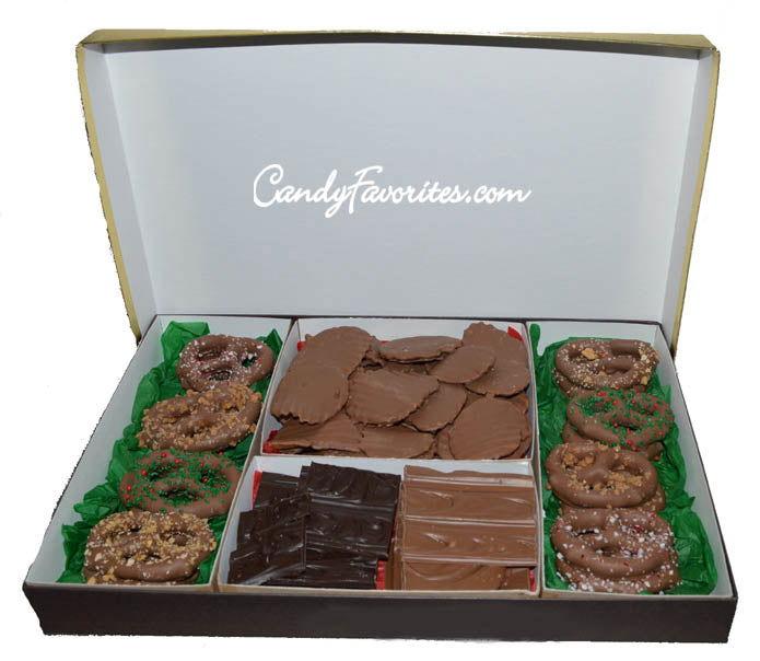 Chocolate Sampler 2 Pound Gift Box - CandyFavorites