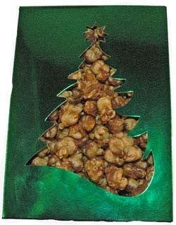 Christmas Chocolate Covered Popcorn 1 Pound Box - 1 Unit - CandyFavorites