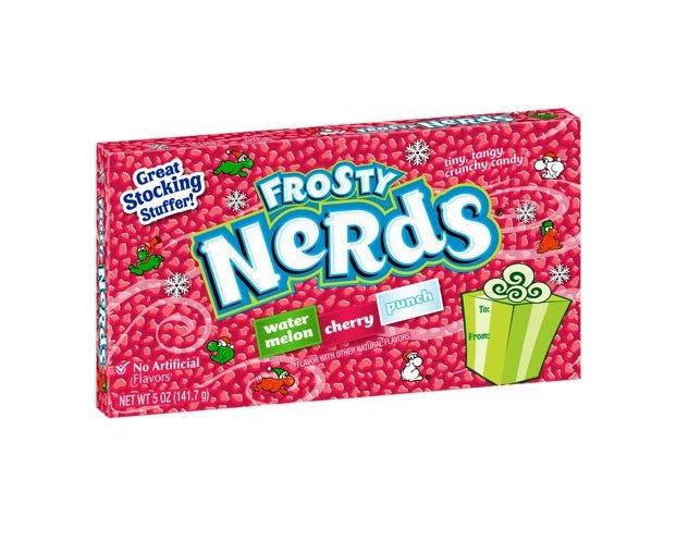 Christmas Frosty Nerds 5 oz. Theater Box - CandyFavorites
