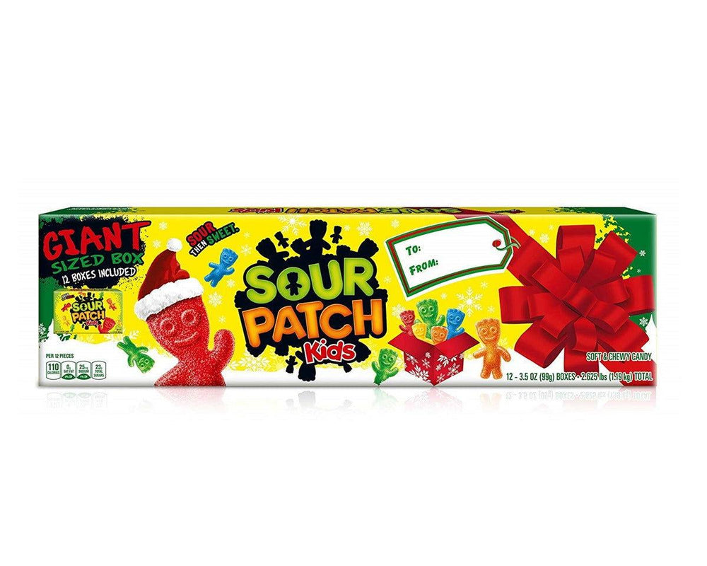 Christmas Giant Sour Patch Gift 3.1 oz. Boxes - CandyFavorites