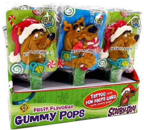 Christmas Scooby Doo Gummy Lollipop - CandyFavorites