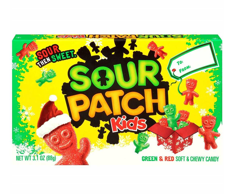 Christmas Sour Patch Theater 3.1 oz. Box - CandyFavorites