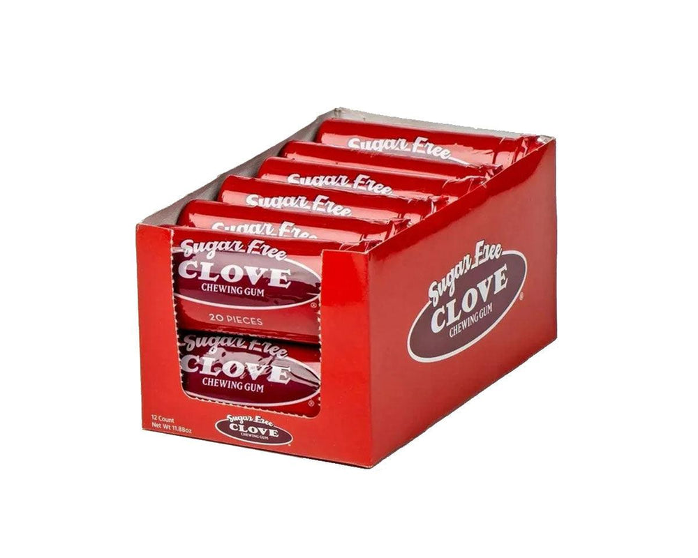 Clove Chewing Gum Sugar-Free Tubes - CandyFavorites