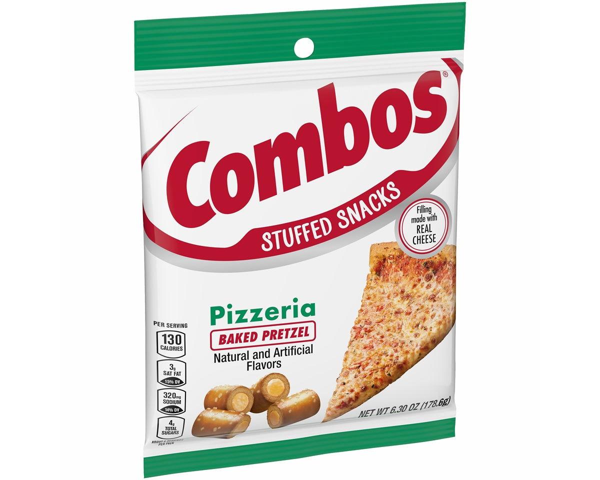 Combos Baked Pizzeria Pretzels Stuffed Snacks 6.3 oz. Bags - CandyFavorites