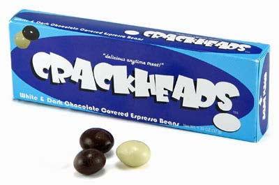 Crackheads Chocolate Covered Coffee Beans - CandyFavorites