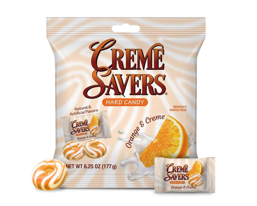 Creme Savers Orange & Creme Hard Candy 6.25 oz. Bags - CandyFavorites