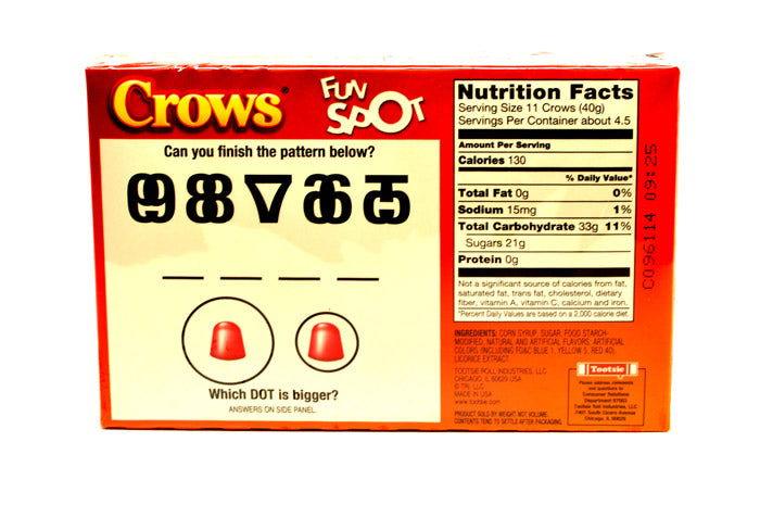 Crows Licorice Flavored Gumdrops Box - CandyFavorites