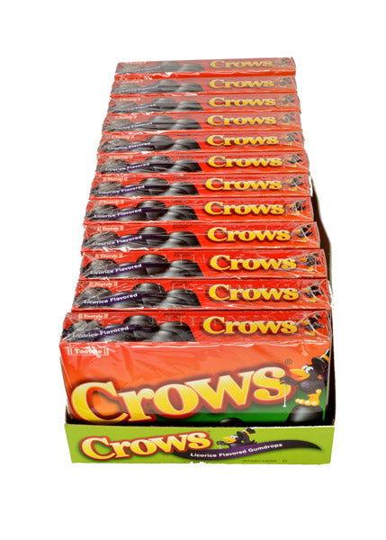 Crows Licorice Flavored Gumdrops 6.5 Ounce Box - 12 / Case – Candy ...