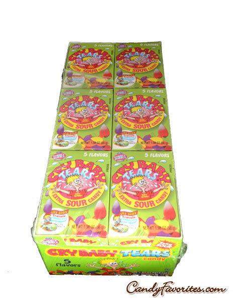 Dubble Bubble Cry Baby Tears Extra Sour Candy - 24 / Box – Candy Favorites