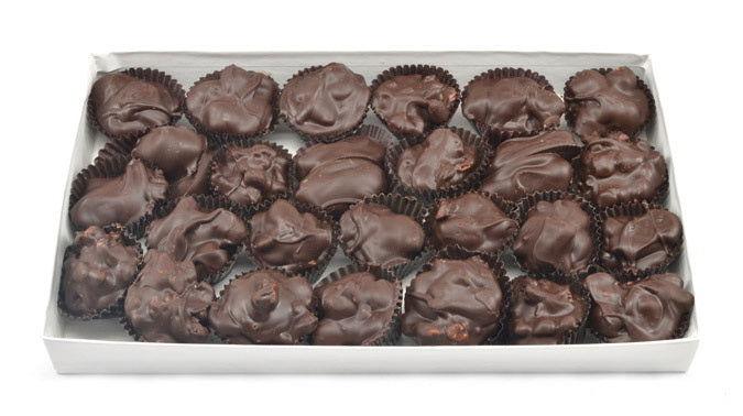 DC Dark Chocolate Nut Clusters 1 lb - CandyFavorites
