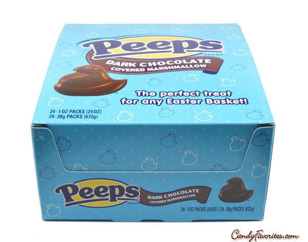 Dark Chocolate Covered Marshmallow Peeps - CandyFavorites