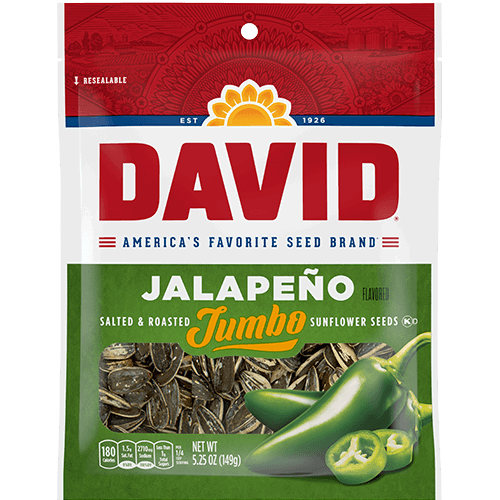 David Jalapeno Sunflower Seed Bags - CandyFavorites