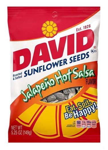 David Jalapeno Sunflower Seed Bags - CandyFavorites